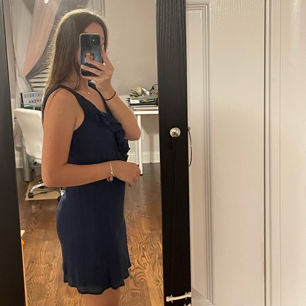 Navy blue dress
